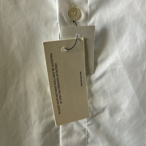 Gabriela Hearst Mr Porter white Quevedo slim fit button down men’s shirt size 40 - Picture 14 of 14